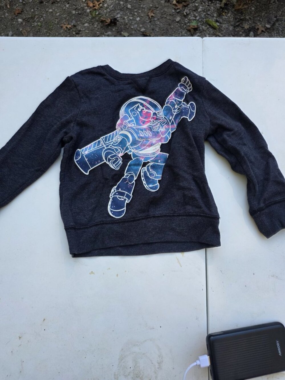 Disney Jumping Beans Toy Story Buzz Lightyear Soft Fleece Sweatshirt Boys Size 5